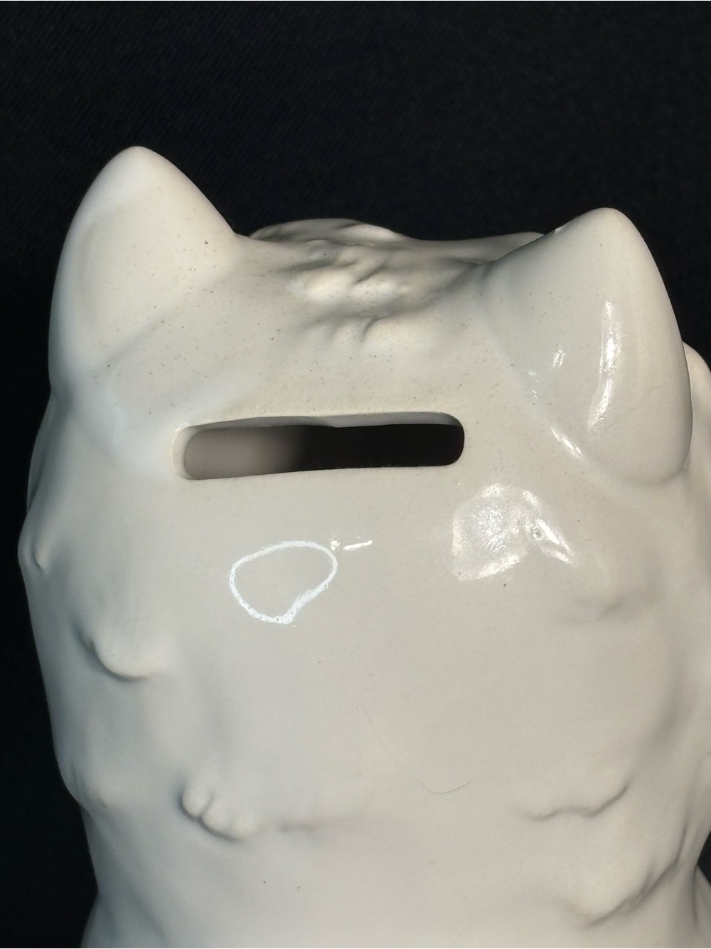 Westie Ceramic Dog Piggy Coin Bank White w/plug & coin slot 8.5” Tall Figural - Picture 6 of 11